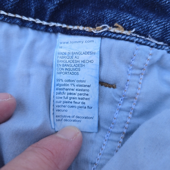 Tommy Hilfiger women's denim bootcut jeans size 16 slimming panels flattering - Picture 5 of 16